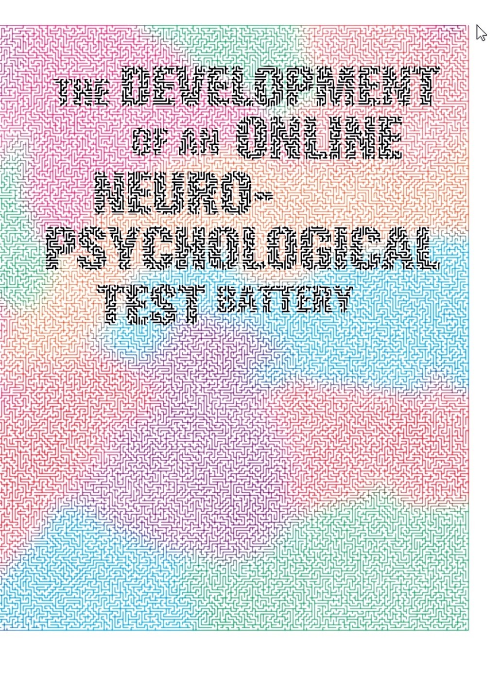 The development of an online neuropsychological test battery door H. Feenstra